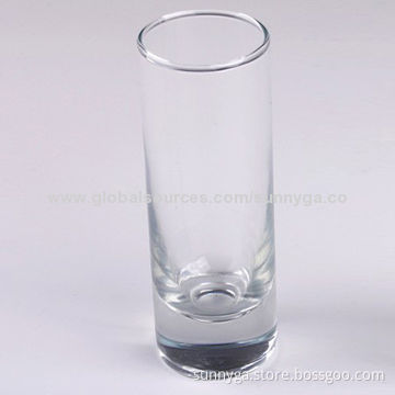 Machine-blown High-ball Glass with Heavy Bottom and 73mL Volume